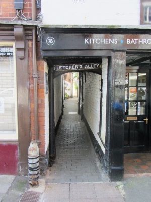 Fletchers Alley entrance