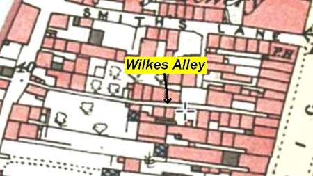 Wilkes Alley plan 1884