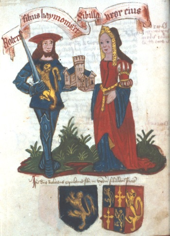 Robert Filius Haymonis et Sibilla uxor eius