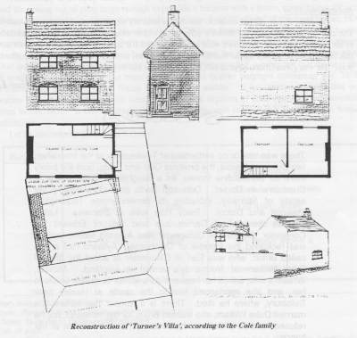 Reconstruction of 'Turner's Villa' according to the Cole Family