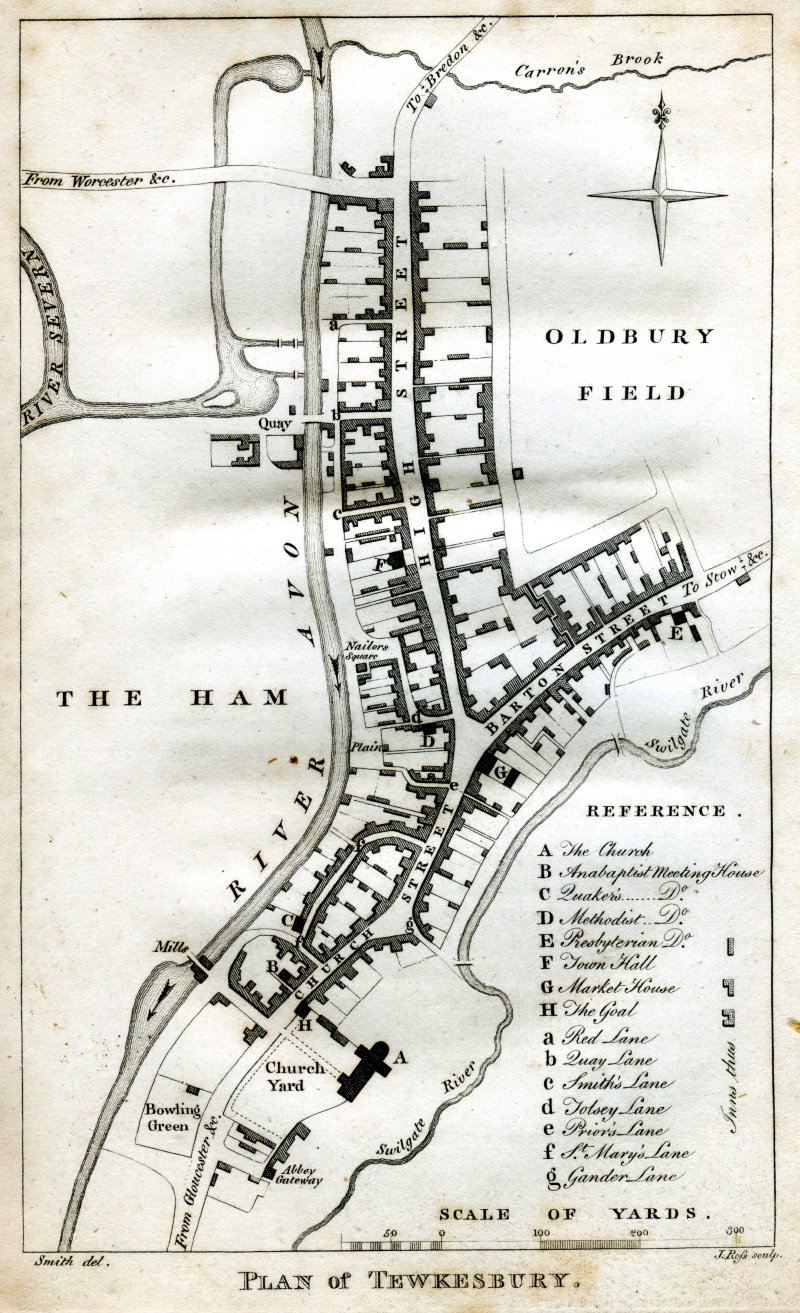 W Dyde's 1790 Map