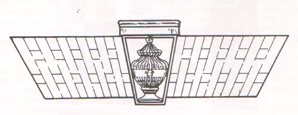 <sup>A decorated window head key stone on the first floor</sup>