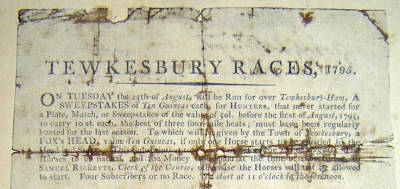 1795 races advert
