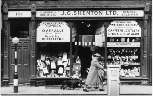 The former Hat Shop in the 1940s