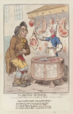 1795 cartoon by Gilroy