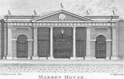 Bennett's familiar drawing of the Market House