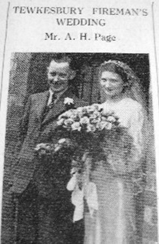 The Wedding, from the Tewkesbury<br>Register, 13 September 1941