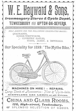 Advert for Haywards