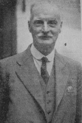 B.C. Gray upon retirement in 1943<br>(Tewkesbury Register)