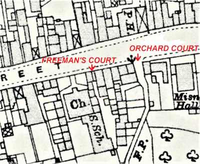 Freeman's court in 1884