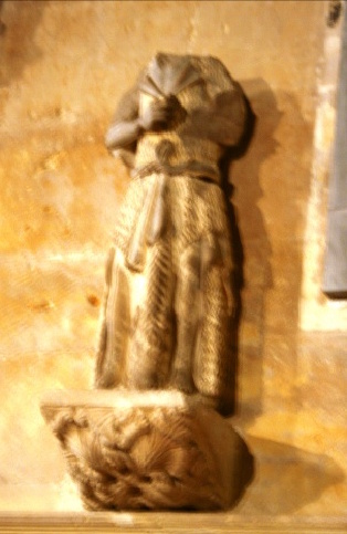 An example of iconoclasm in<br>Tewkesbury Abbey (Author)