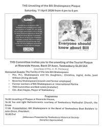 Bill Shakespeare Plaque